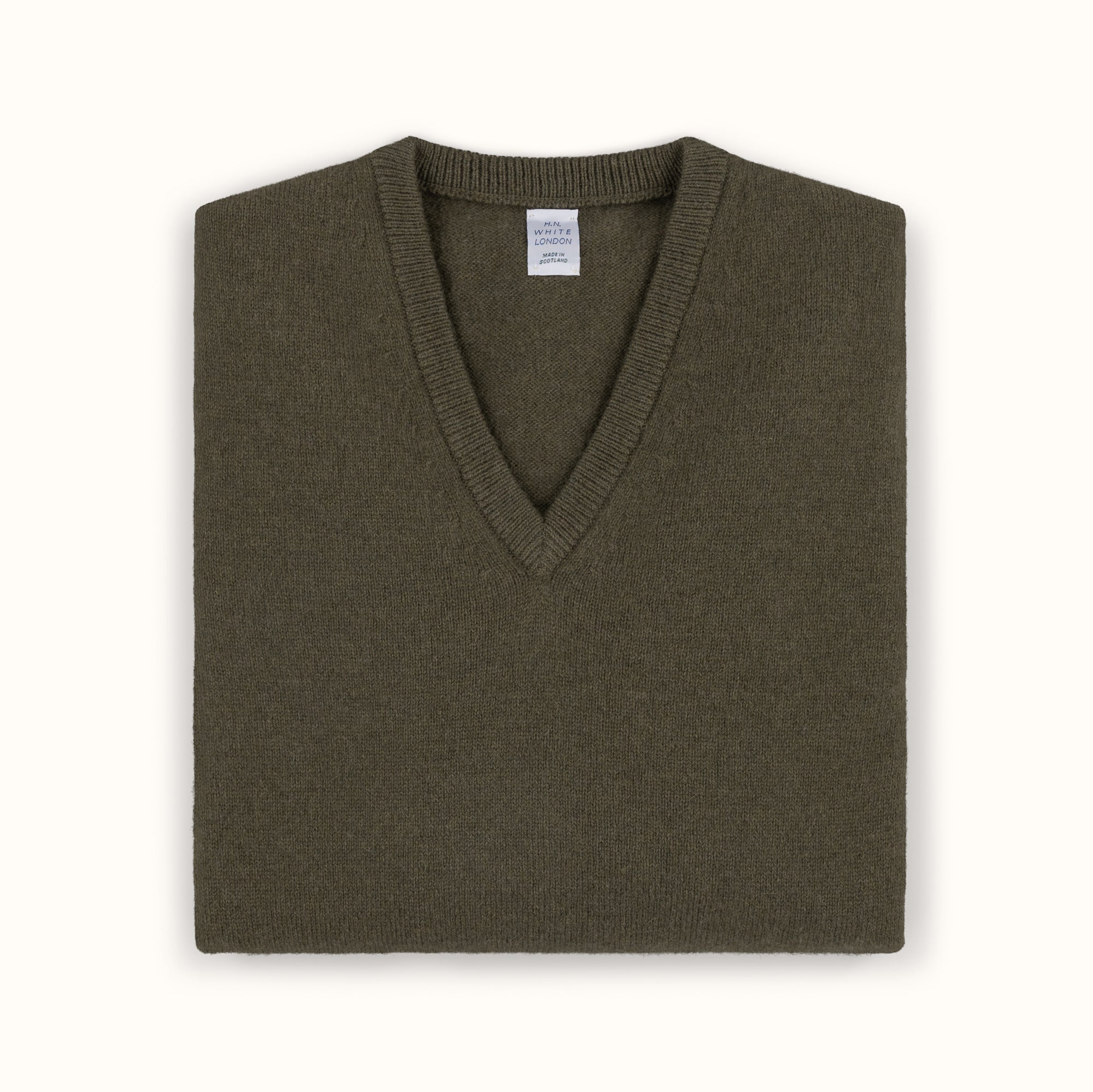 Olive v clearance neck sweater