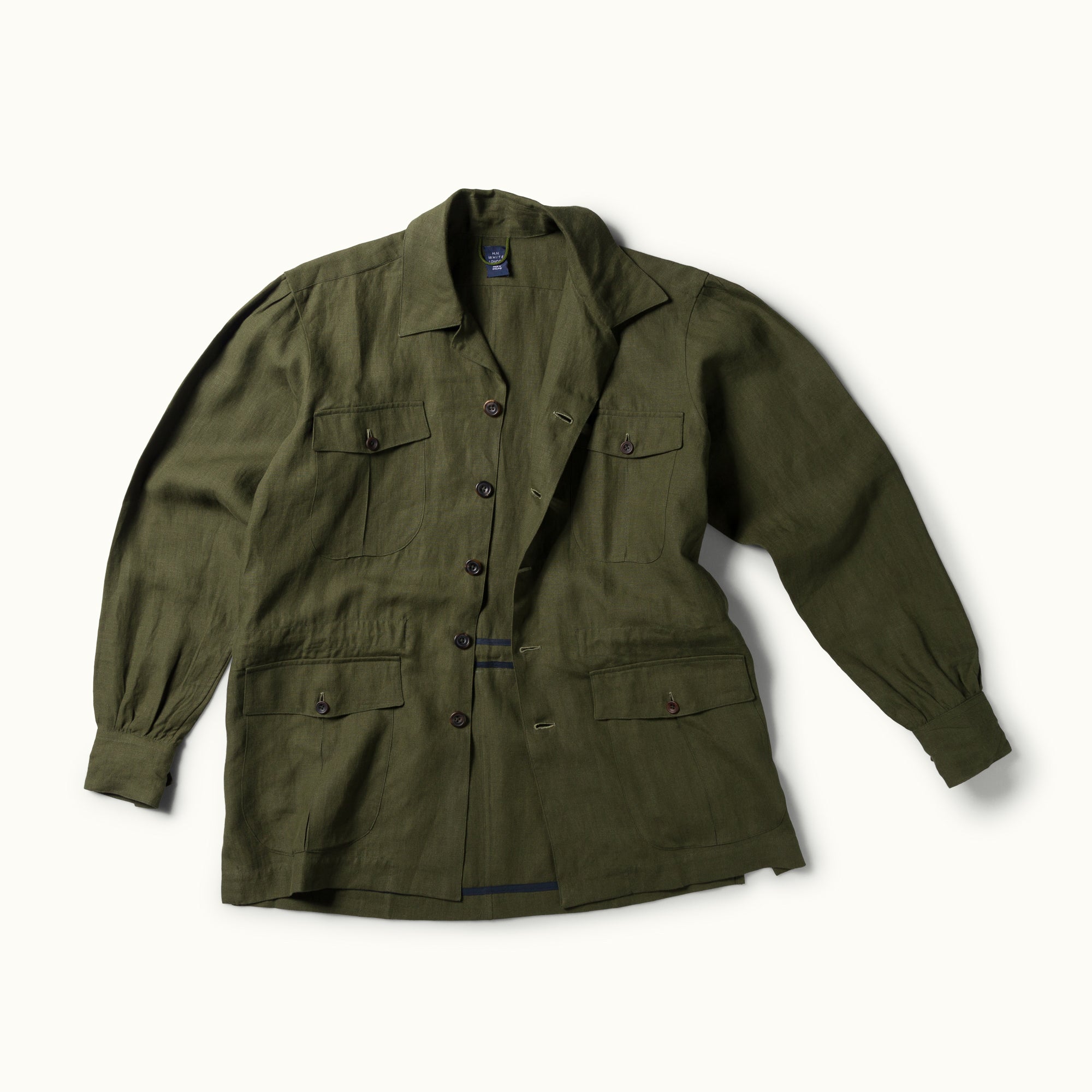 Olive green deals safari jacket