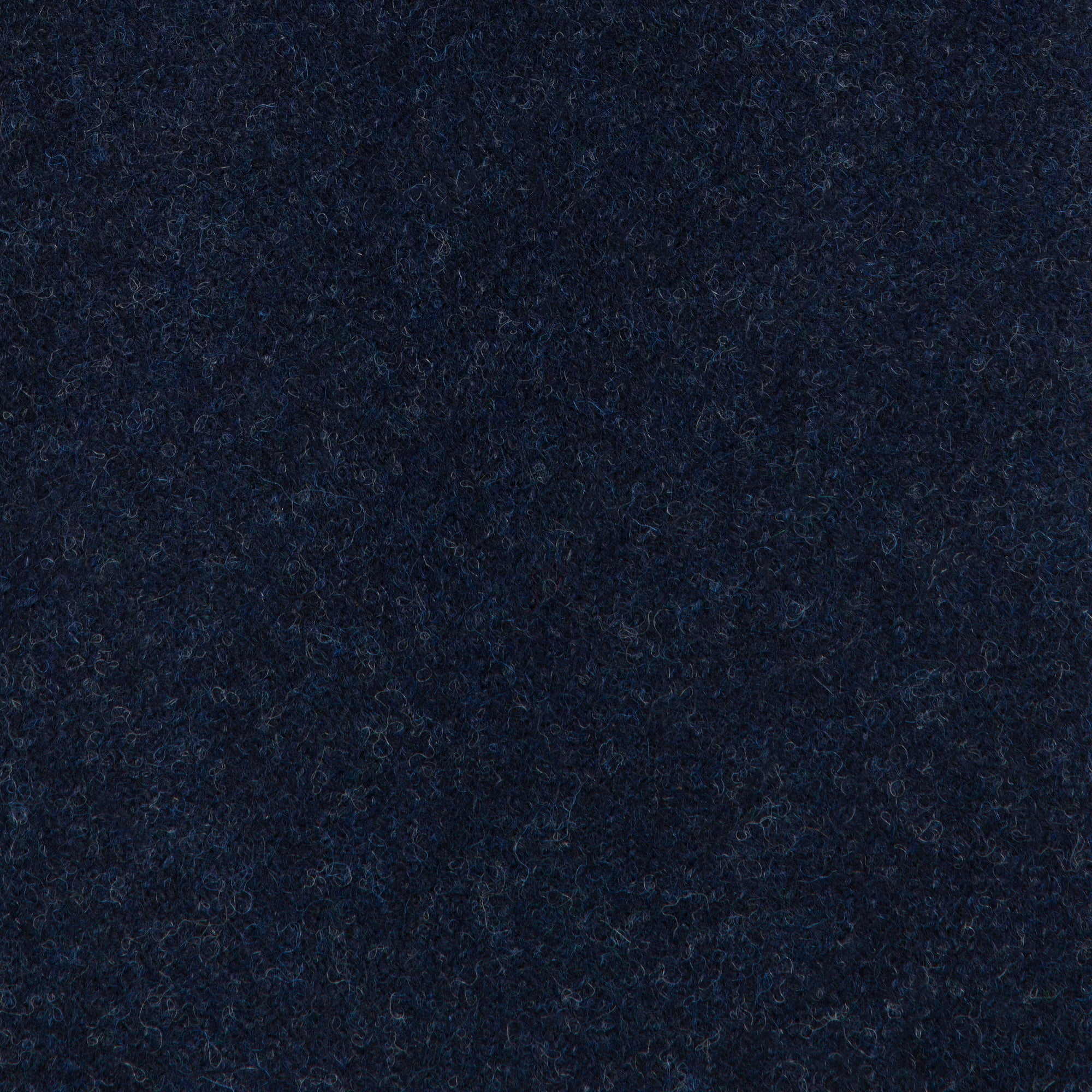 Navy Blue Herringbone Wool-Cashmere Tie