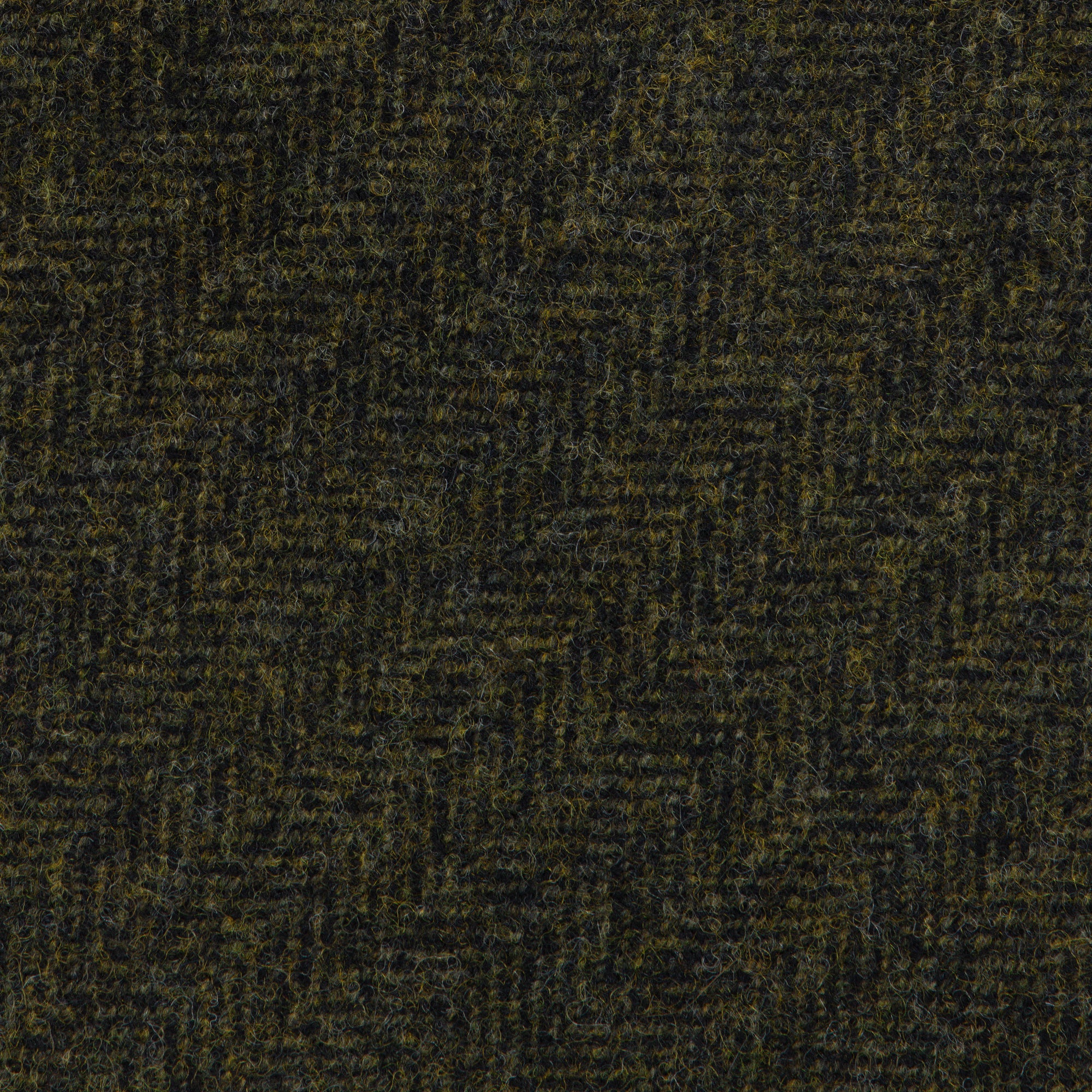 Dark Green Herringbone Wool-Cashmere Tie