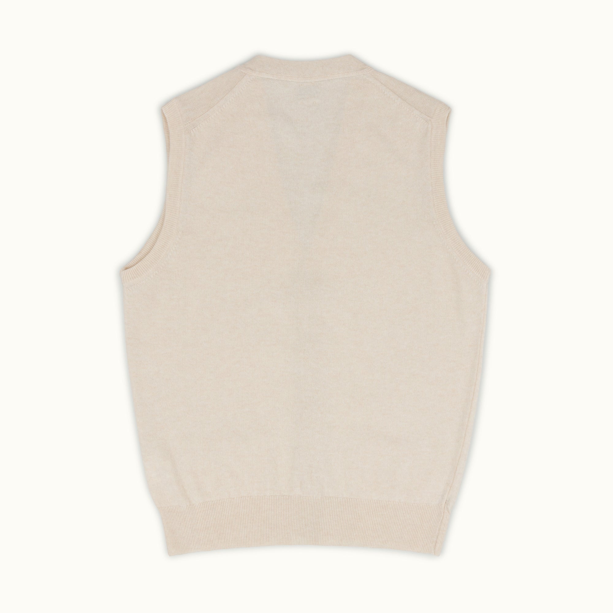 Beige hot sale sleeveless cardigan