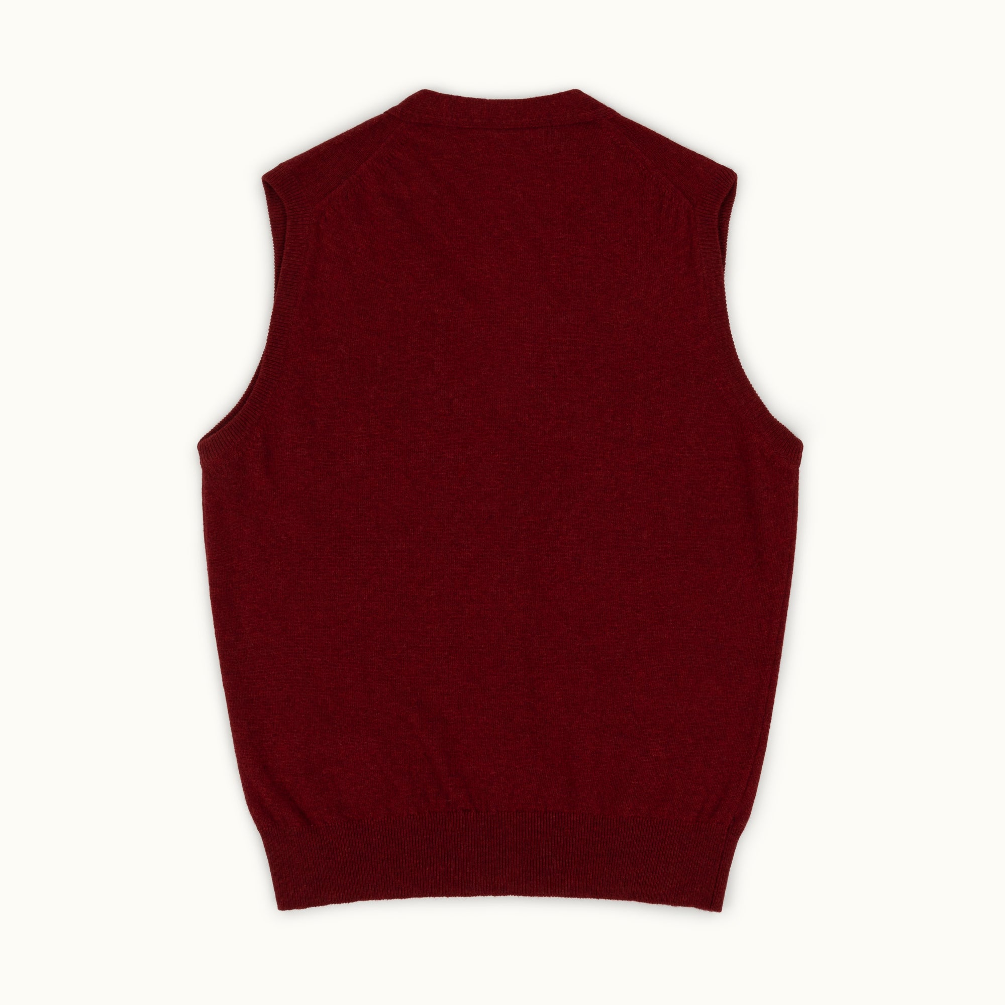 Sleeveless 2025 red cardigan